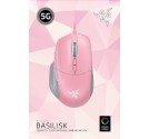 RAZER BASILISK  (เมาส์) QUARTZ PINK 2 Y.